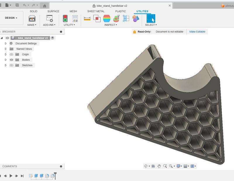 Bicycle repair handlebar stand