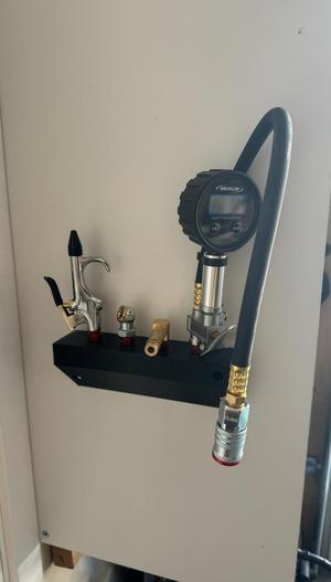 1/4" Air Hose Quick Connect Tool Organizer