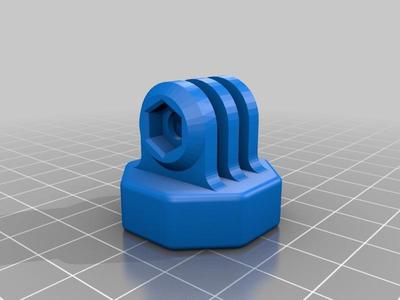 GoPro 1/4" Camera screw adapter (no insert)