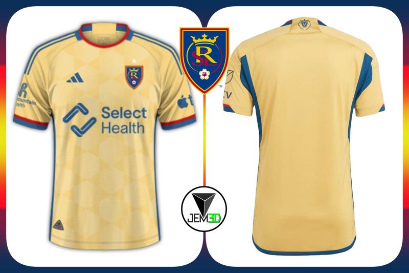 REAL SALT LAKE JERSEY KEYCHAIN 23/24 INCLUDES ARANGO VERSION