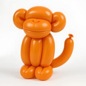 Orange Chimp Monkey Ape Balloon Decoration Props Second Life toy