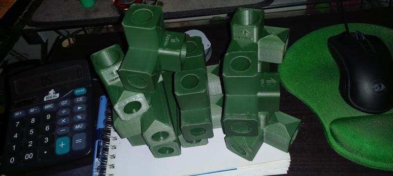 Codos y uniones para carpa cubica