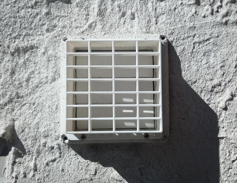 4 in. Louvered Exhaust Hood Grille