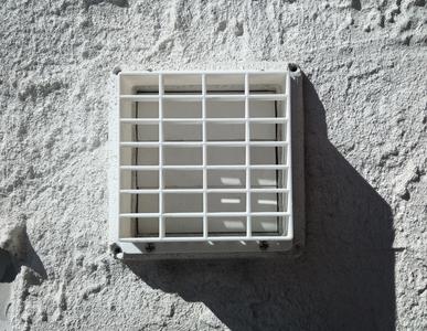 4 in. Louvered Exhaust Hood Grille