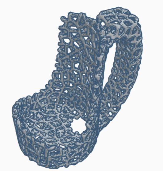 Voronoi Can Holder With Handle