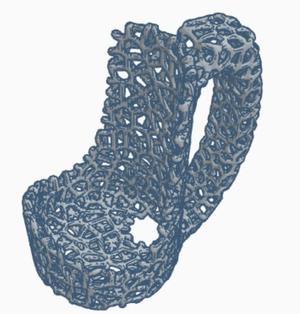 Voronoi Can Holder With Handle