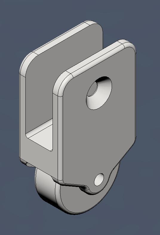 25mm Rollers for 10mm PVC Sliding door