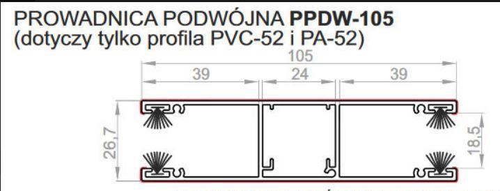 External roller shutter profile cap