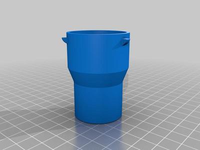 Adapter 34mm / 35mm Metabo SXE 425 to 50mm