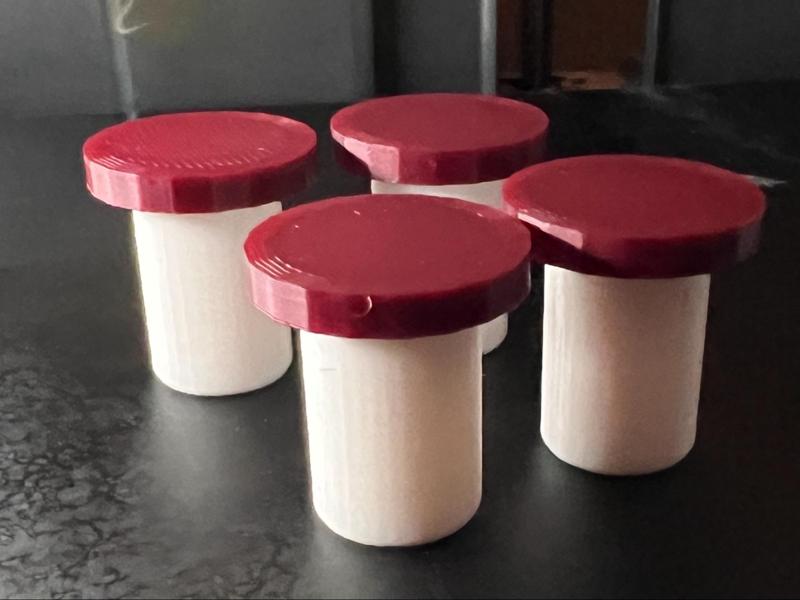 IKEA OXBERG Knob With Flange 2/3mm hole for screw