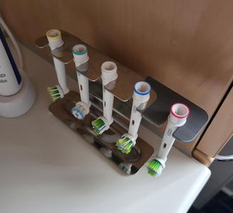 toothbrush holder extension