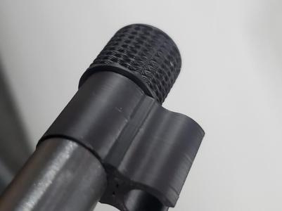 1/2 x 28 knurled thread and muzzle protector  