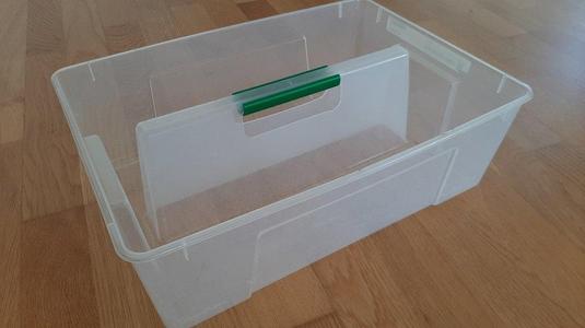 Comfortable handle for IKEA SAMLA box