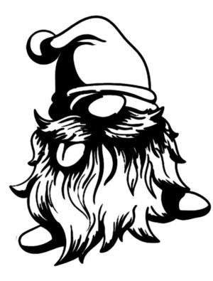 Gnome Stencil with Tongue