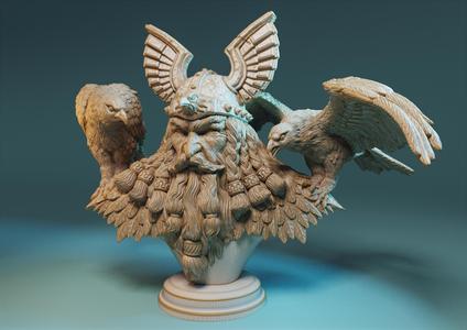 Ulric, The Lord Of The Birds - bust