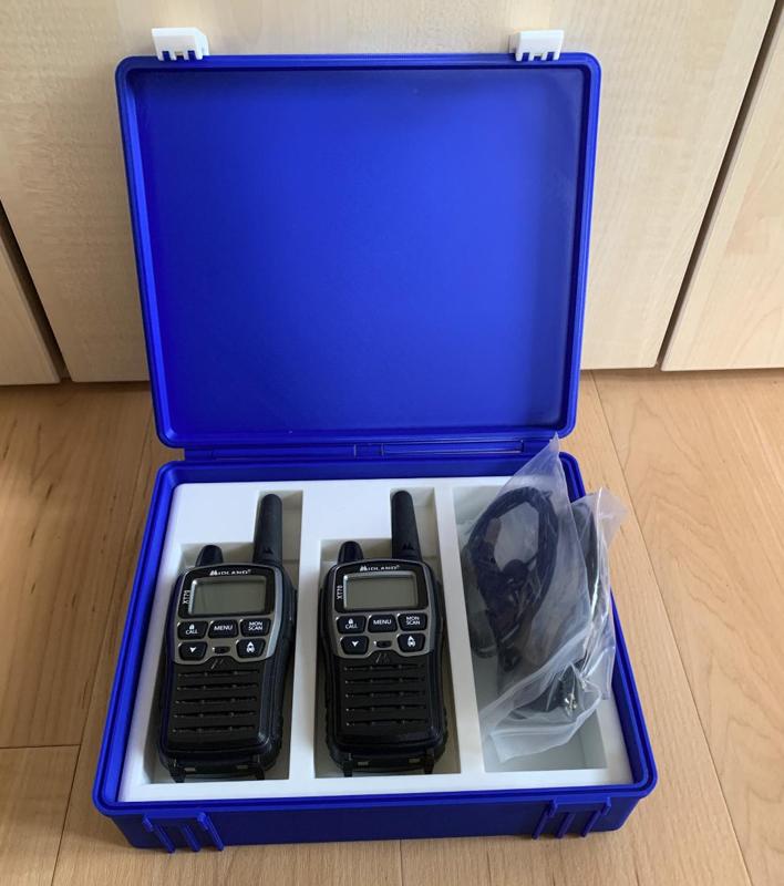 Travelcase for Midland XT70 Walkie Talkies