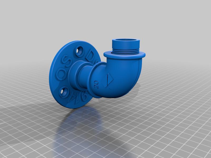 pipe fitting wall sconce