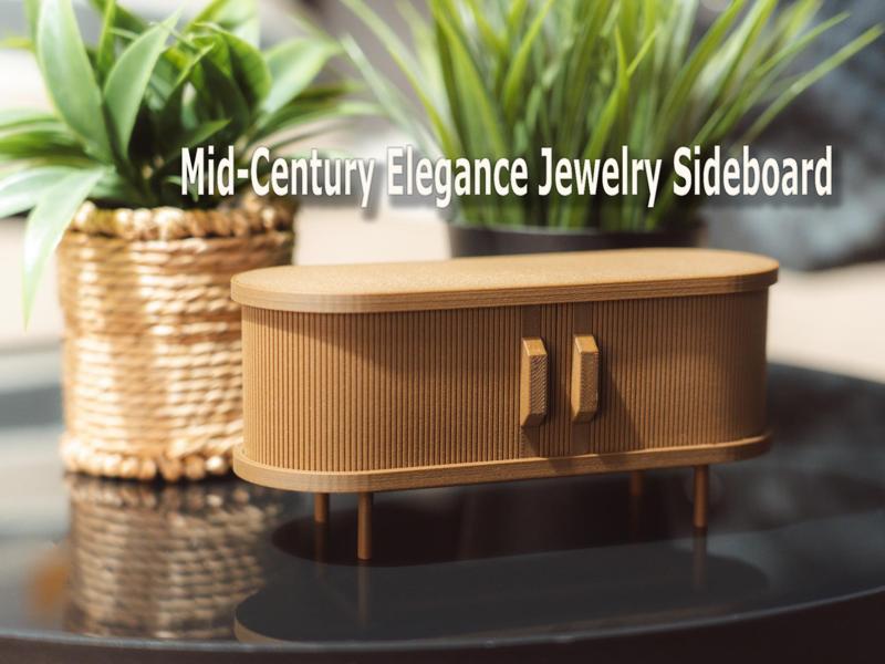 Mid-Century Elegance Jewelry Sideboard