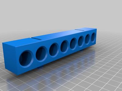 Vertical Modular  battery holder AA, AAA, 18650  (25mm deep)