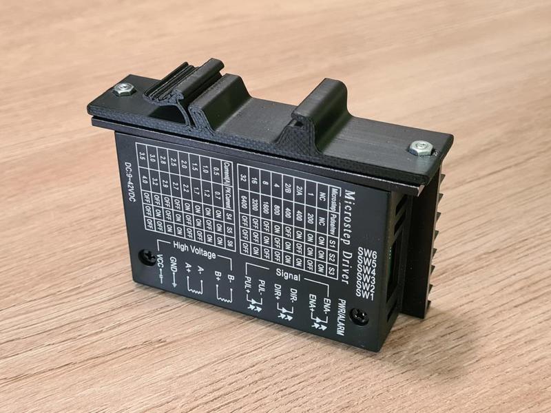 TB6600 DIN Rail Clip Mount