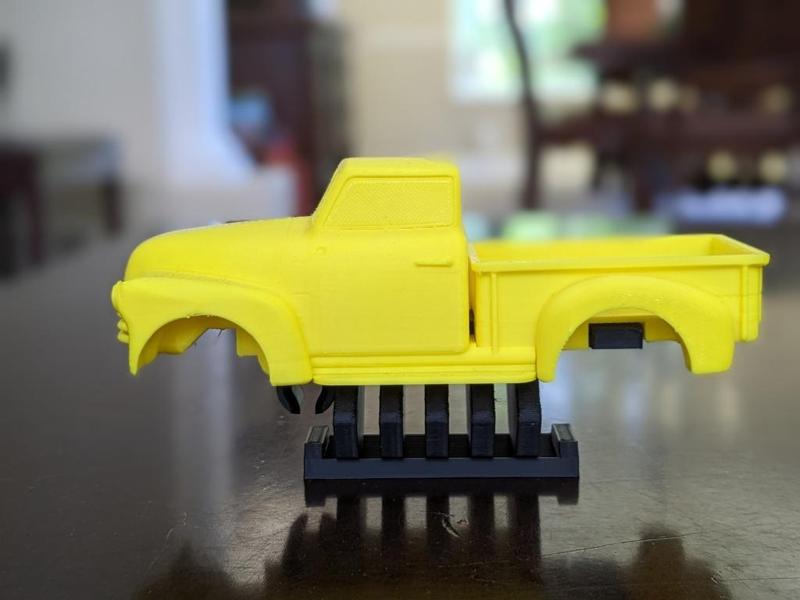 Paint Stand for Pinewood Derby Shells