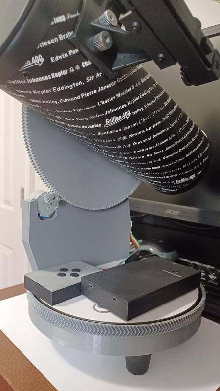 Motorizing Pan Tilt on Celestron Telescope
