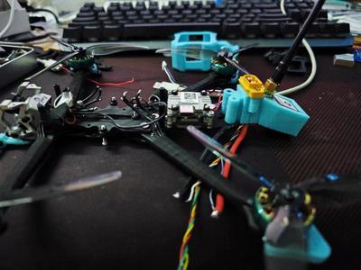 roma l5 gps mount with sma and XT60E-M
