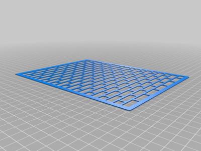 brick stencil 200mm X 152mm 