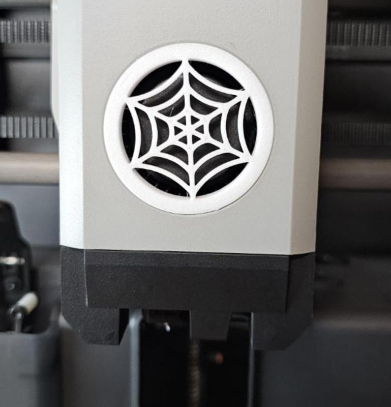 Tool Head Fan Cover P1.../X1... Spider Web