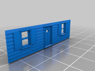 n scale red house
