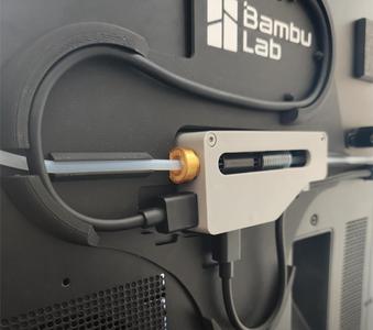 Bambu Labs AMS PTFE removal Button on Cable Tidy 