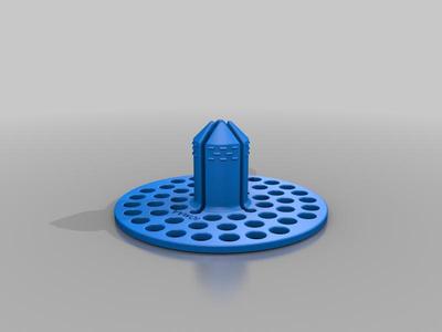 Paper Towel Holder with a Lock and side stops removed