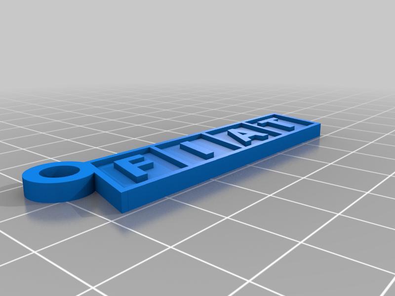 llavero fiat keyring