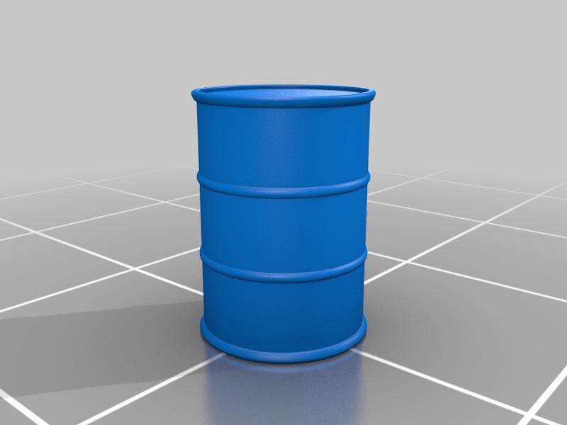 Oil Drums for N and HO Scale