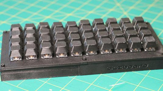 Ortholinear 40% keyboard for small print beds