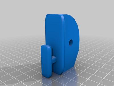 SOPORTE para PLACAS de 6mm en PANEL RANURADO