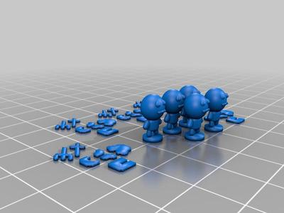 Five Game Pieces