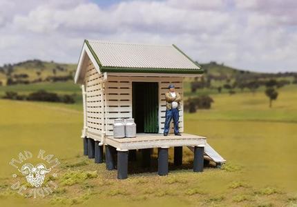 Queensland Railways Cream Shed (1:87)