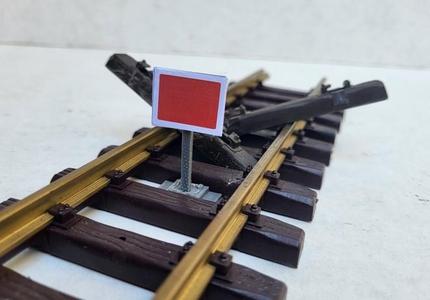 LGB Signal Sh2 (Schutzhaltsignal / Wärterhaltsignal)