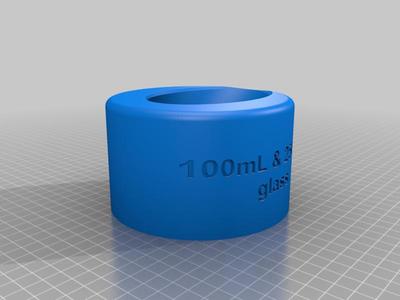 100mL & 250mL Glass Bottle Holder 45 deg