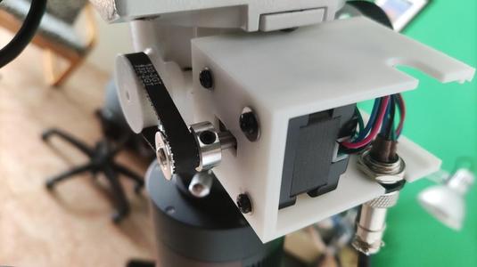 Focuser motor holder for SkyWatcher / Newton Crayford tube