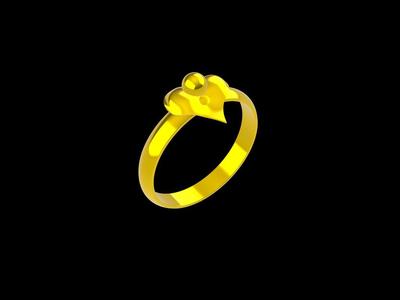 Anillo corazón