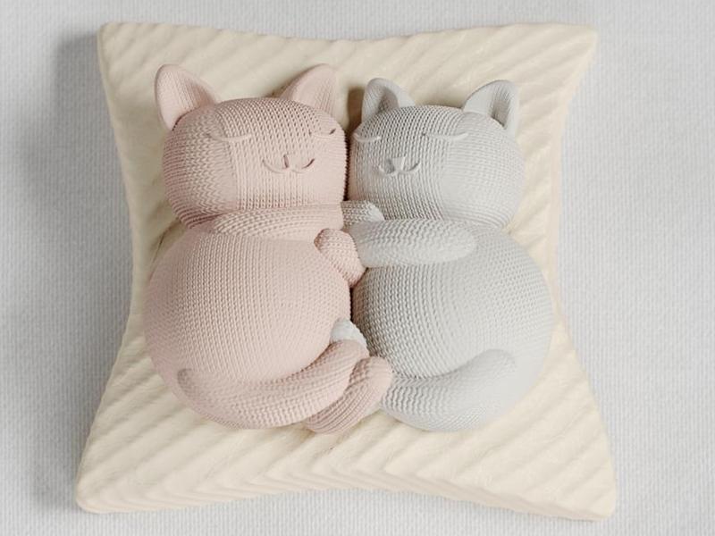 Cozy Cat Sculpture – Symbol of Comfort and Warmth