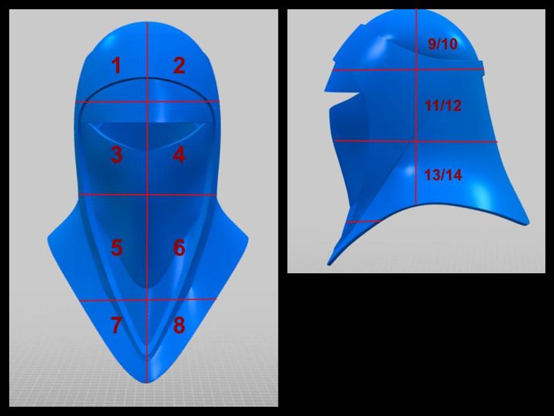 Royal Guard Helmet (Cut-up Version)