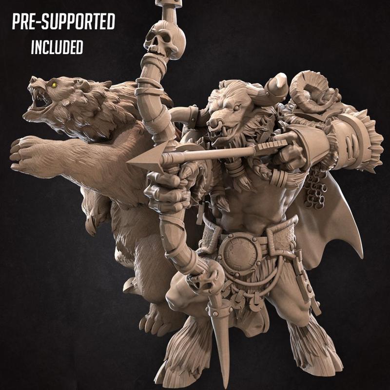 Minotaur Hunter & Bear