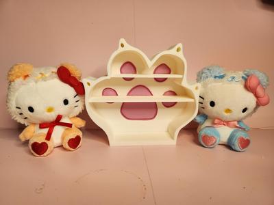 Cat paw mini shelf organizer 