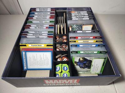 Marvel Champions LCG insert / organizer (sleeved cards)