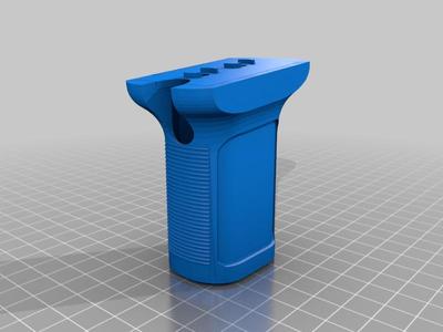 Airsoft Mlok Battery Grip 