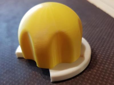 Stained Glass Grinder Cookie Puck With Notch