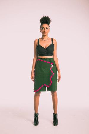 Lasercut shorts with 3D printing